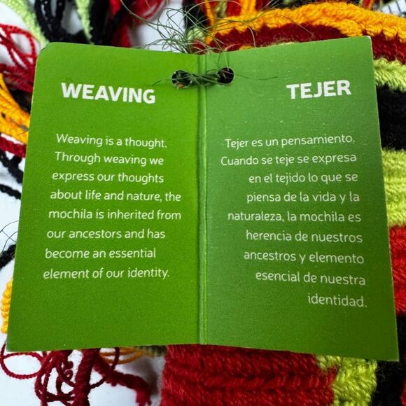 XL Minamalistic Wayuu mochila bags Columbian Woven crossb… - Picture 4 of 7